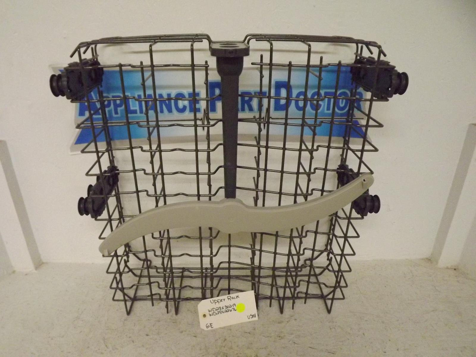 GE Dishwasher WD28X30219 WD28X22676 Upper Rack Used GE Dishwasher WD28X30219 WD28X22676 Upper Rack Used